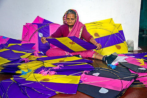 Makar Sankranti kite festival preps