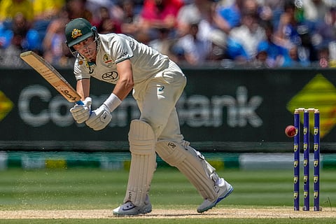 India Vs Australia, 4th Test Day 4: Australia's Marnus Labuschagne plays a shot