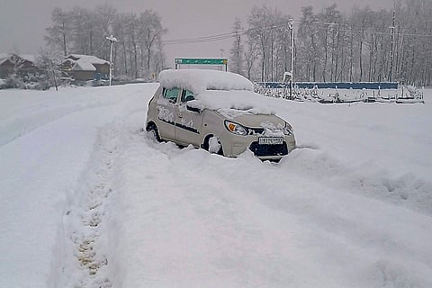 Weather: Heavy snowfall in Anantang