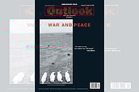 Outlook's Jan 11, 2025 Issue titled 'War and Peace' Cover