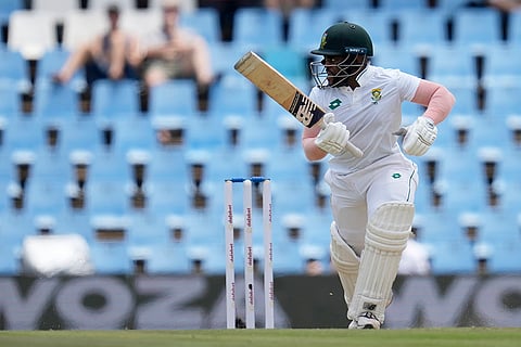 SA vs PAK 1st test Day 4: South Africa's Temba Bavuma makes a run