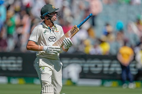 India Vs Australia, 4th Test Day 4: Marnus Labuschagne walks off the field after losing his wicket
