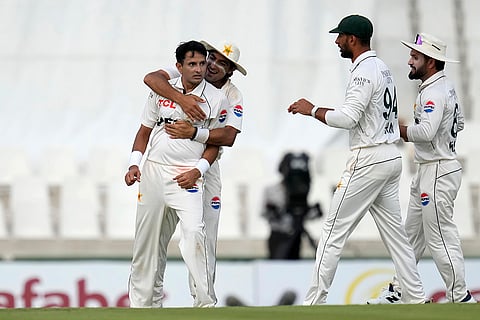 SA vs PAK 1st Test Day 3: Pakistan's Mohammad Abbas celebrates Tristan Stubbs's wicket