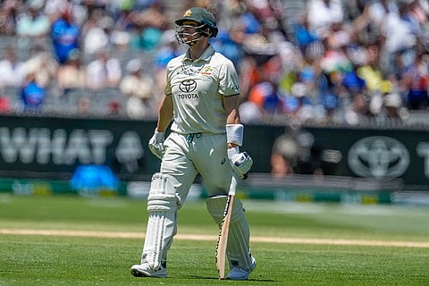 India Vs Australia, 4th Test Day 4: Australia's Steve Smith walks off the field after losing his wicket