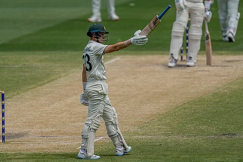 India Vs Australia, 4th Test Day 4: Marnus Labuschagne celebrates his fifty runs