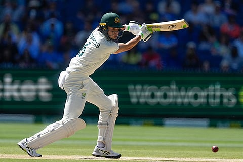 India Vs Australia, 4th Test Day 4: Australia's Sam Konstas plays a shot during play