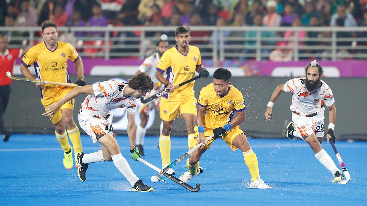 Photo: X | Hockey India League : Shrachi Rarh Bengal Tigers Vs Hyderabad Toofans, Match 2 of the HIL 2024-25.