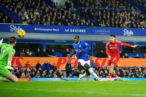 EPL 2024-25: Nottingham Forest's Morgan Gibbs-White, right, scores their side's second goal