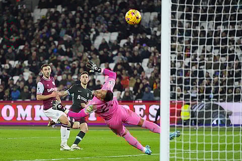 EPL 2024-25: Liverpool's Diogo Jota scores his side's fifth goal