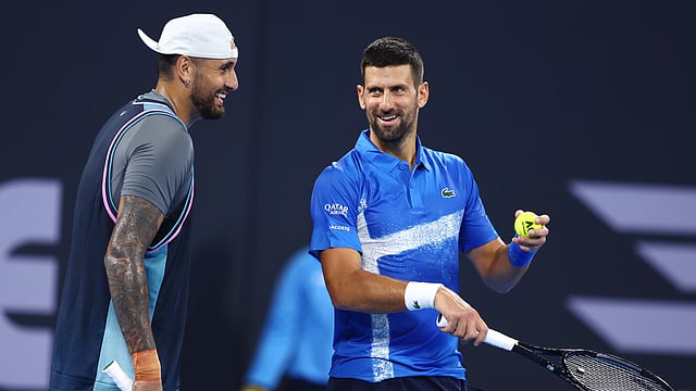 Brisbane International: Novak Djokovic, Nick Kyrgios Enjoy Doubles Victory Over Alexander Erler-Andreas Mies Pair