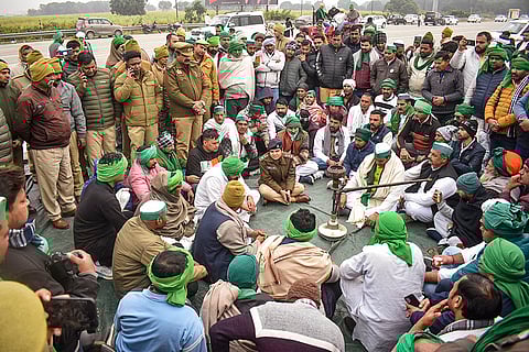 Kisan Mahapanchayat in Greater Noida