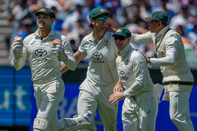 BGT series at Melbourne Cricket Ground MCG IND Vs AUS Boxing Day 4th Test Day 5 Pics: smith