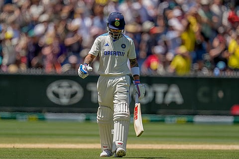 India Vs Australia, 4th Test Day 5: India's Virat Kohli walks off the field after losing his wicket