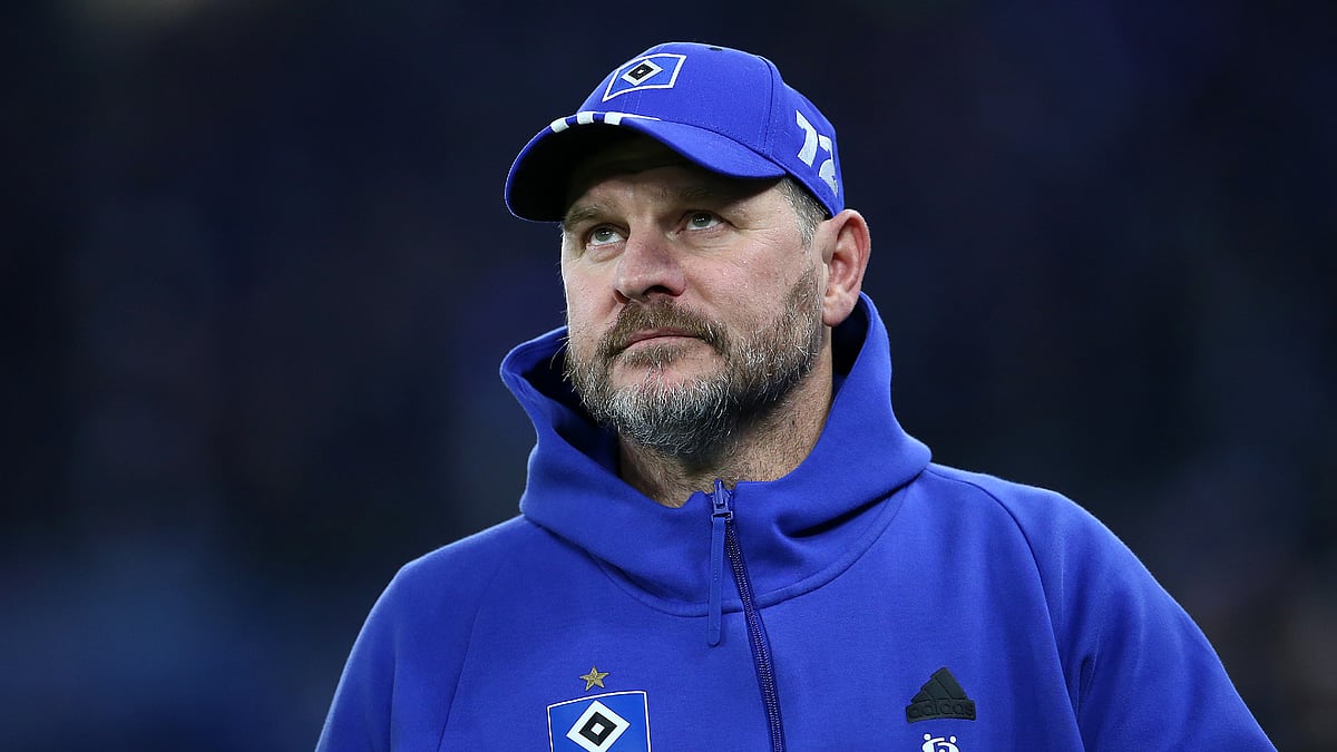 Steffen Baumgart during his time as Hamburg coach
