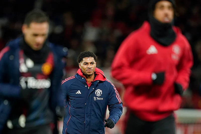 English Premier League soccer Manchester United and Newcastle match pics: Marcus Rashford