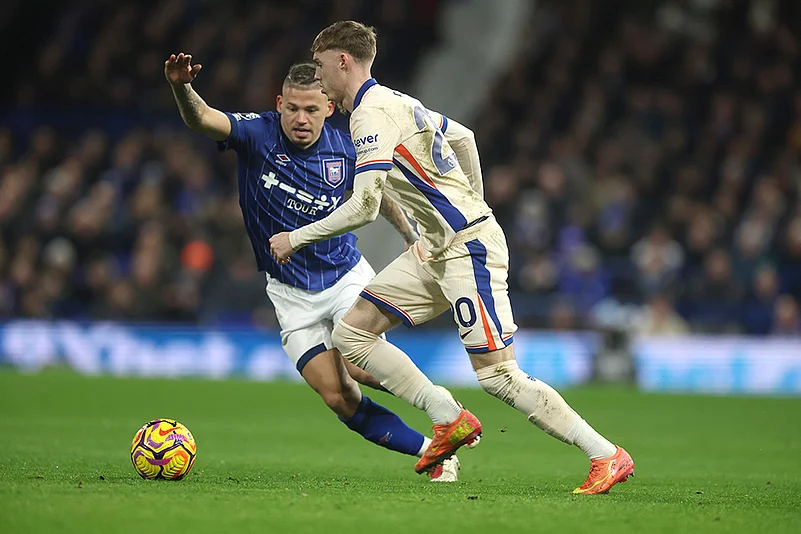 English Premier League soccer Ipswich Town and Chelsea match pics: Cole Palmer