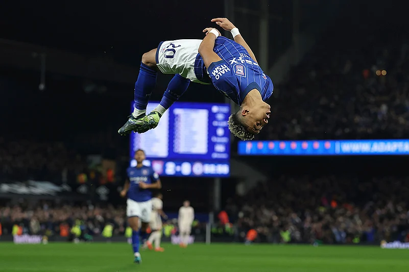 English Premier League soccer Ipswich Town and Chelsea match pics: Omari Hutchinson