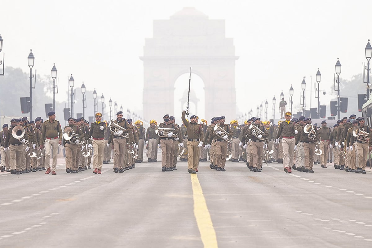 Republic Day Parade rehearsal