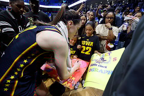 WNBA basketball: Caitlin Clark, of Indiana Fever