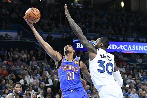 NBA Basketball Game: Oklahoma City Thunder vs Minnesota Timberwolves