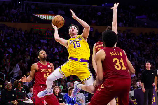 NBA: Cleveland Cavaliers Defeat Los Angeles Lakers 122-110 For Eighth Straight Victory - In Pics