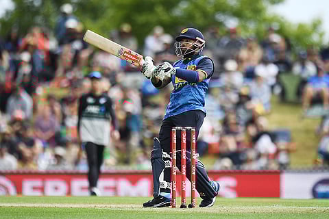 NZ Vs SL 3rd T20I: Sri Lanka's Kusal Mendis plays shot