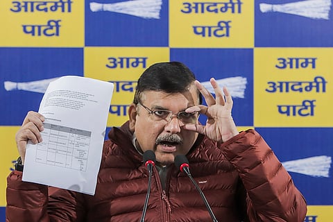Sanjay Singh press conference in Delhi