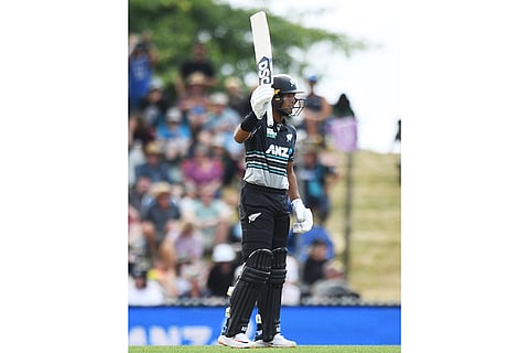 NZ Vs SL 3rd T20I: New Zealand player Rachin Ravindra scores fifty runs