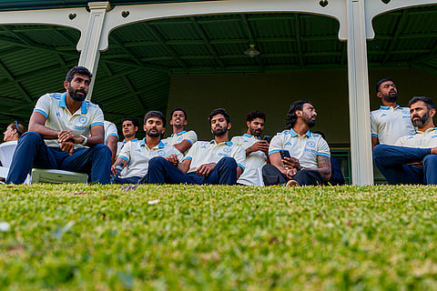Indian cricket team ahead of 5th test