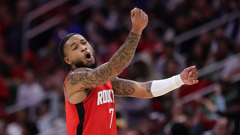 Cam Whitmore celebrates - null