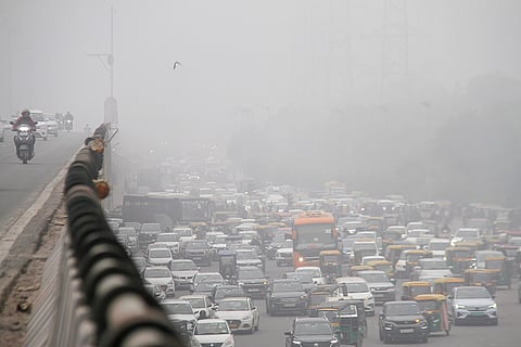 Weather: Winter fog in Gurugram