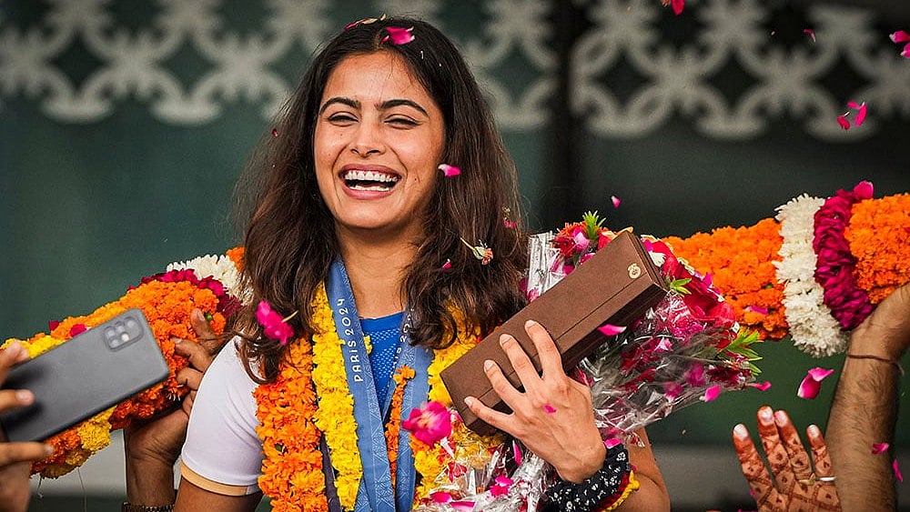 | Photo: PTI/Atul Yadav : Manu Bhaker