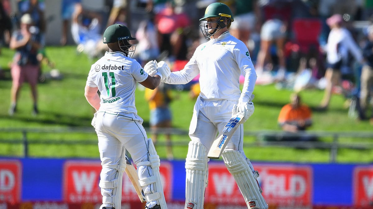 Temba Bavuma and Ryan Rickelton. - null