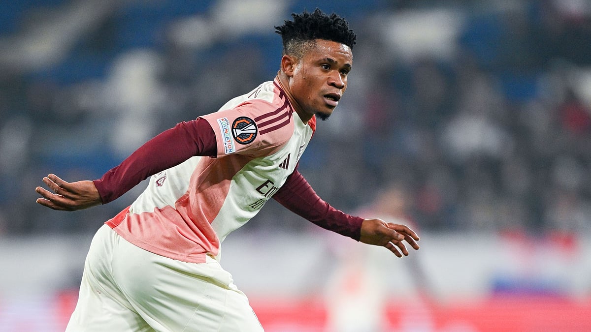 Gift Orban playing for Lyon against his future side Hoffenheim in the Europa League in November.