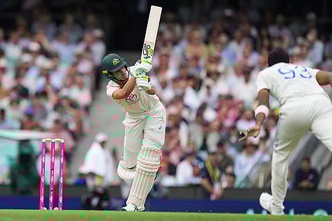 AUS vs IND 5th Test Day1: Australia's Sam Konstas hits a boundary