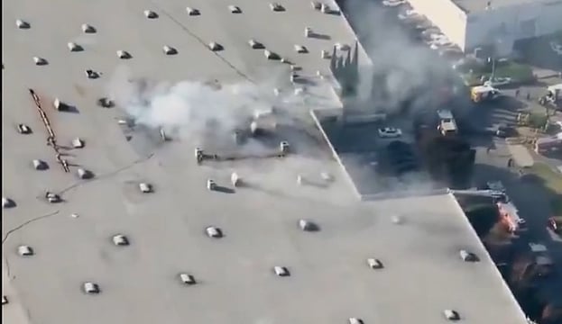 US: 2 Dead, 18 Injured As Plane Crashes Into Warehouse In California