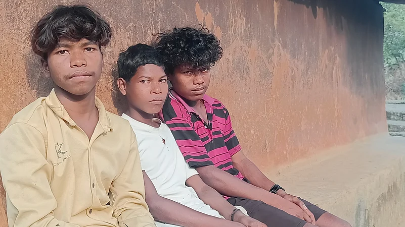 Children in Jharkhands Takra village