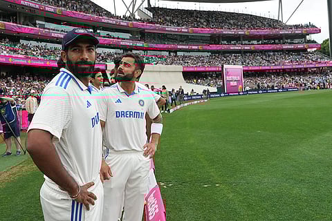 AUS vs IND 5th Test Day1: India's Jasprit Bumrah and Virat Kohli wait for play to start