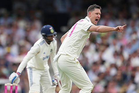 AUS vs IND 5th Test Day1: Australia's Beau Webster appeals unsuccessfully for the wicket of India's Shubman Gill