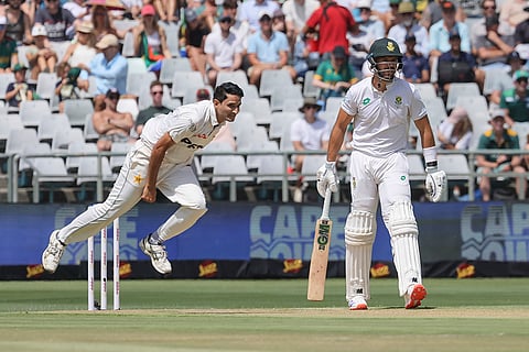 SA vs PAK 2nd test Day 1: Pakistan bowler Mohammad Abbas in action