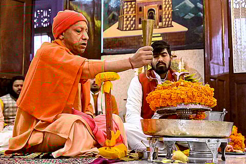 CM Yogi in Gorakhpur