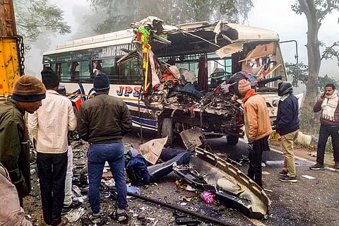 Road accident in Jharkhand's Palamu