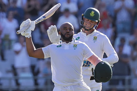 SA vs PAK 2nd test Day 1: South Africa's Temba Bavuma celebrates his century