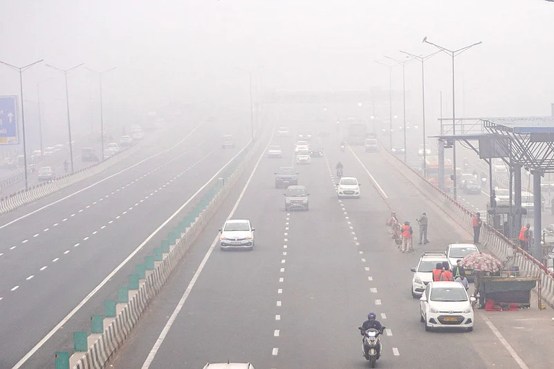 Fog in Delhi