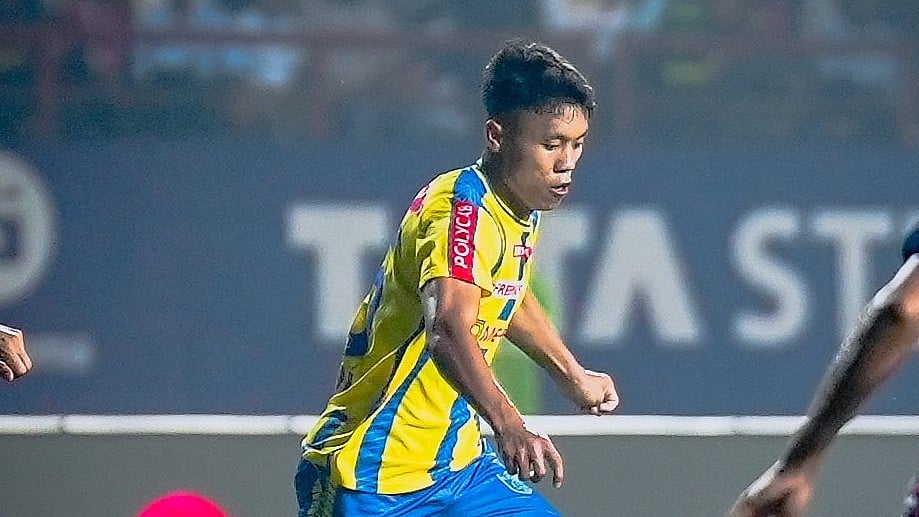 Photo: X | Kerala Blasters FC : Kerala Blasters FC player during an ISL match.