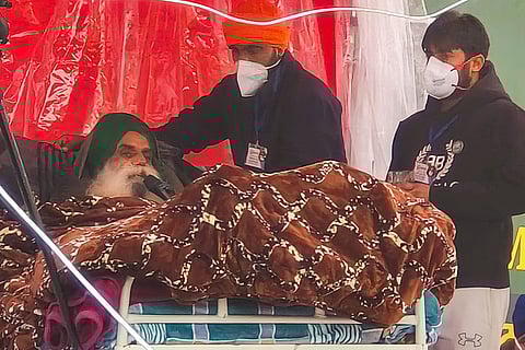 Kisan Mahapanchayat at Khanauri border