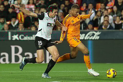 La Liga Soccer Match: Real Madrid vs Valencia