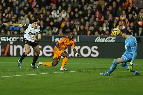 Spanish La Liga Soccer Match: Valencia vs Real Madrid