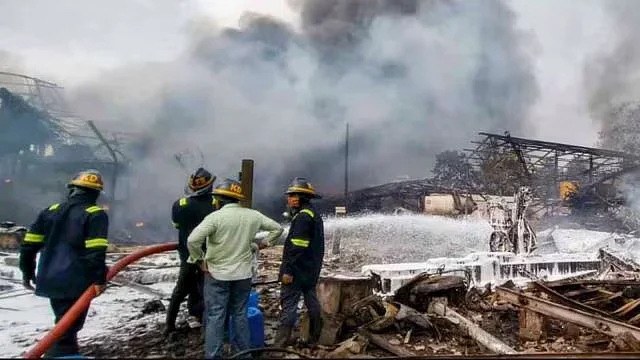 Factory blast in Telangana