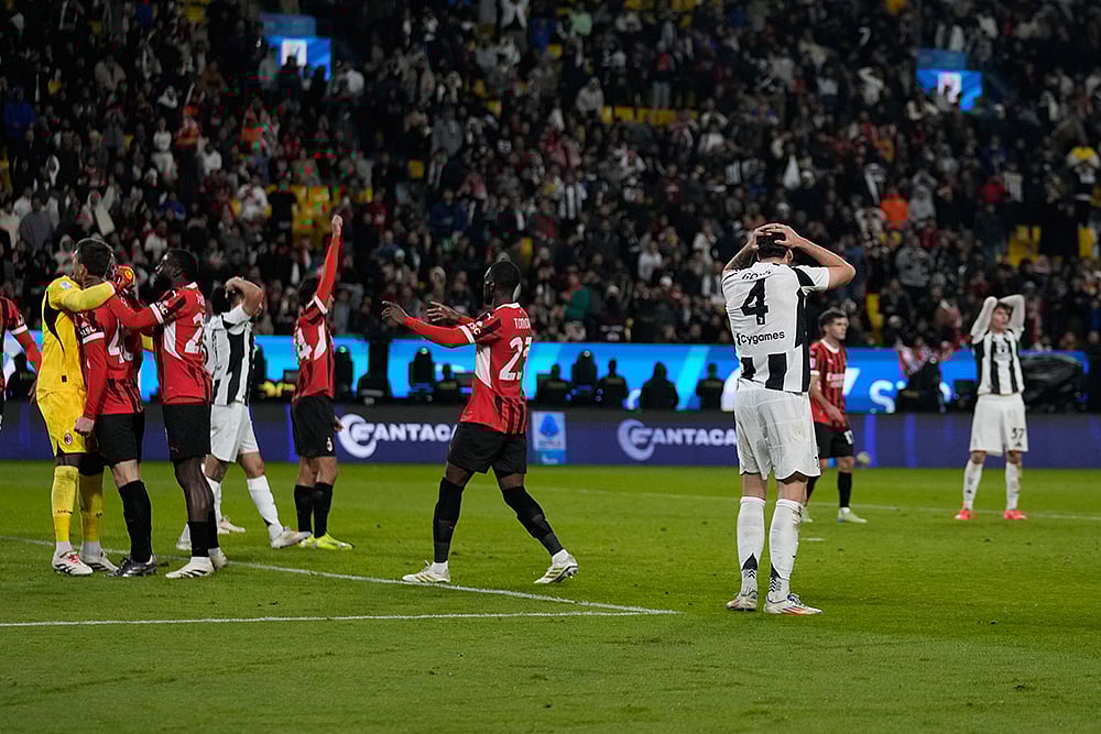 | Photo: AP/Altaf Qadri : Juventus vs AC Milan